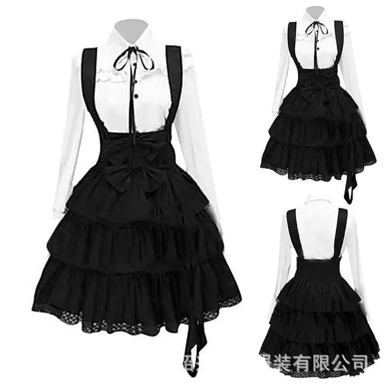 Women's Lolita Dress Solid Color Cute Commuter Lapel Collar High Waist Minimalist Comfortable Fashionable Niche Versatile Chic
Women's Lolita Dress Solid Color Cute Commuter Lapel Collar High Waist Minimalist Comfortable Fashionable Niche Versatile Chic