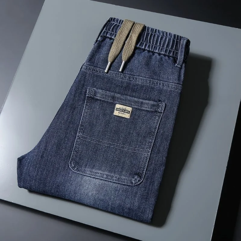 Fall Winter New Style Elastic Loose Straight Leg Jeans Men Trendy Brand Stretchable Waistband Wear Resistant Casual Harlan Pants
Fall Winter New Style Elastic Loose Straight Leg Jeans Men Trendy Brand Stretchable Waistband Wear Resistant Casual Harlan Pants