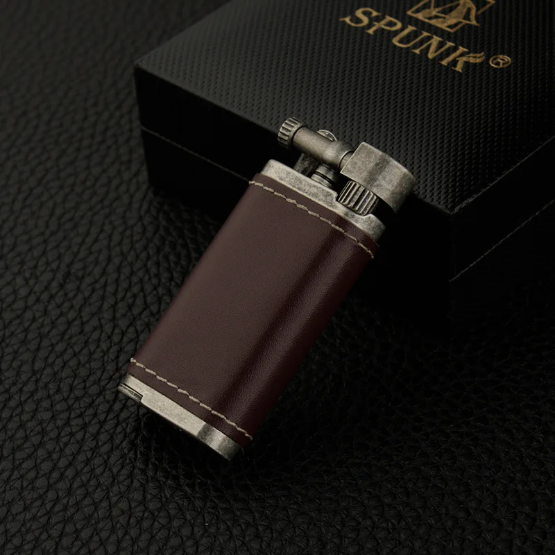SPUNK Zinc Alloy Butane Gas Slant Flame Pipe Lighter Portable Outdoor Retro Windproof Lighter Men's Gift Smoking Accessories
SPUNK Zinc Alloy Butane Gas Slant Flame Pipe Lighter Portable Outdoor Retro Windproof Lighter Men's Gift Smoking Accessories