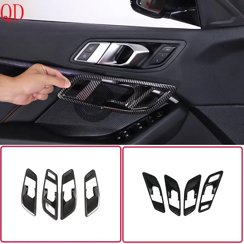 For BMW 1 2 Series F40 F44 2020-2024 ABS Carbon Fiber Inner Door Handle Frame Cover Stickers Trim Car Accessories
For BMW 1 2 Series F40 F44 2020-2024 ABS Carbon Fiber Inner Door Handle Frame Cover Stickers Trim Car Accessories
