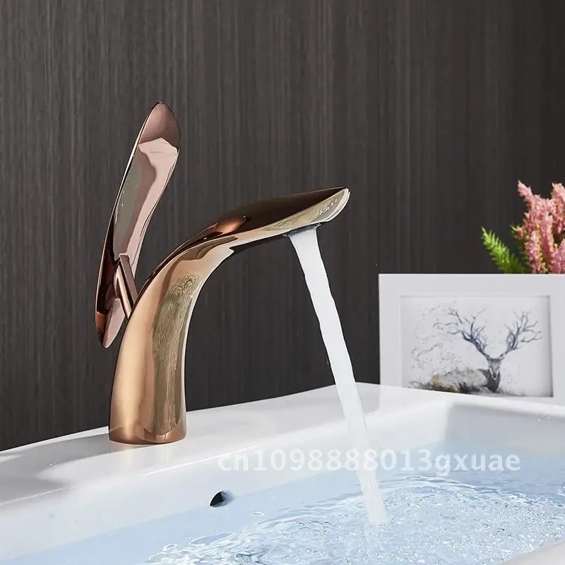 Golden Basin Faucets Rose Gold Bathroom Faucet Deck Mount Cold Faucet Tap Basin Hole Single Taps Hot Mixer Water Bathroom And
Golden Basin Faucets Rose Gold Bathroom Faucet Deck Mount Cold Faucet Tap Basin Hole Single Taps Hot Mixer Water Bathroom And