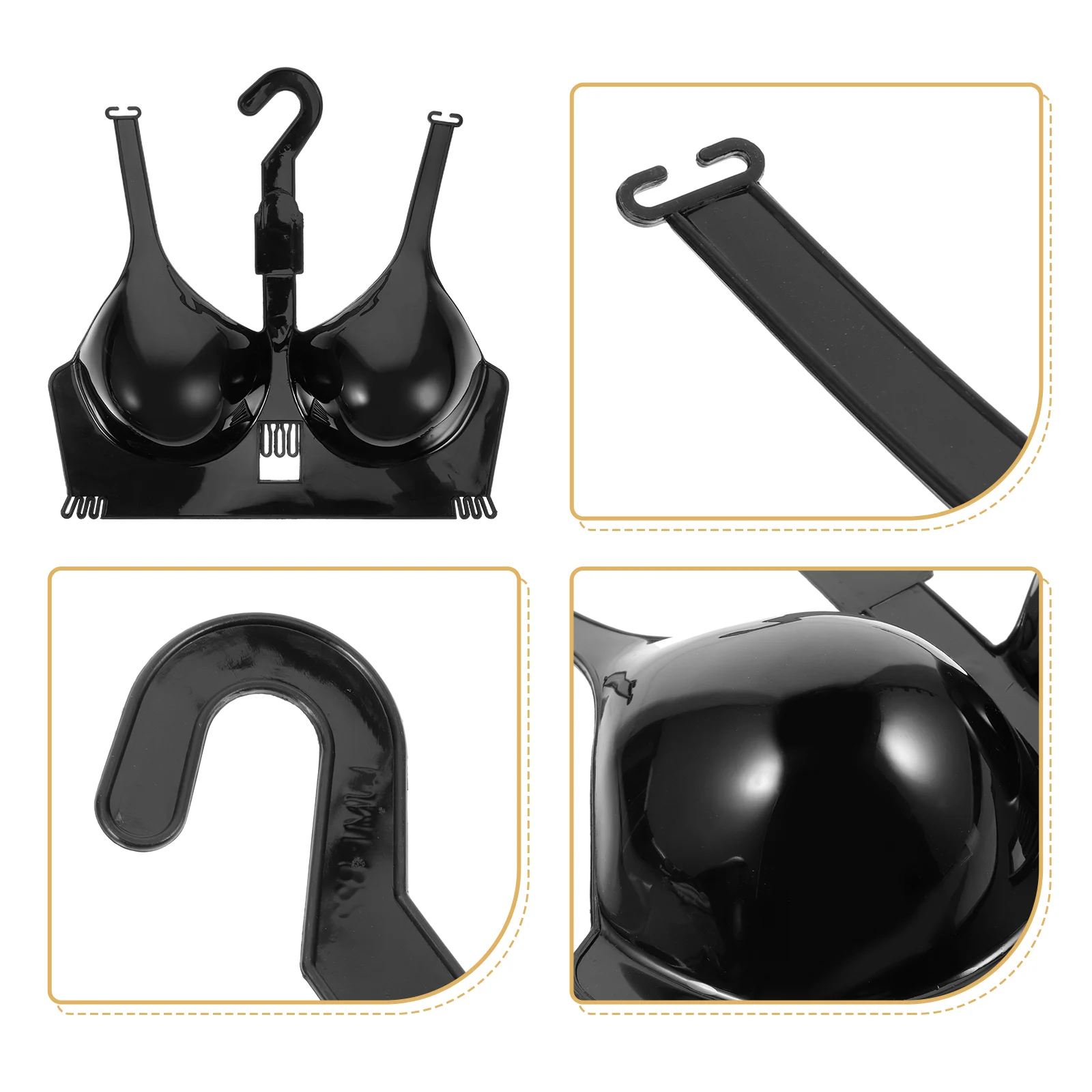 2 pcs Bra Mannequin Display Stand Hanging Underwear Mannequin For Clothing Shop Women Bra Holder Lightweight Store Fixture
2 pcs Bra Mannequin Display Stand Hanging Underwear Mannequin For Clothing Shop Women Bra Holder Lightweight Store Fixture