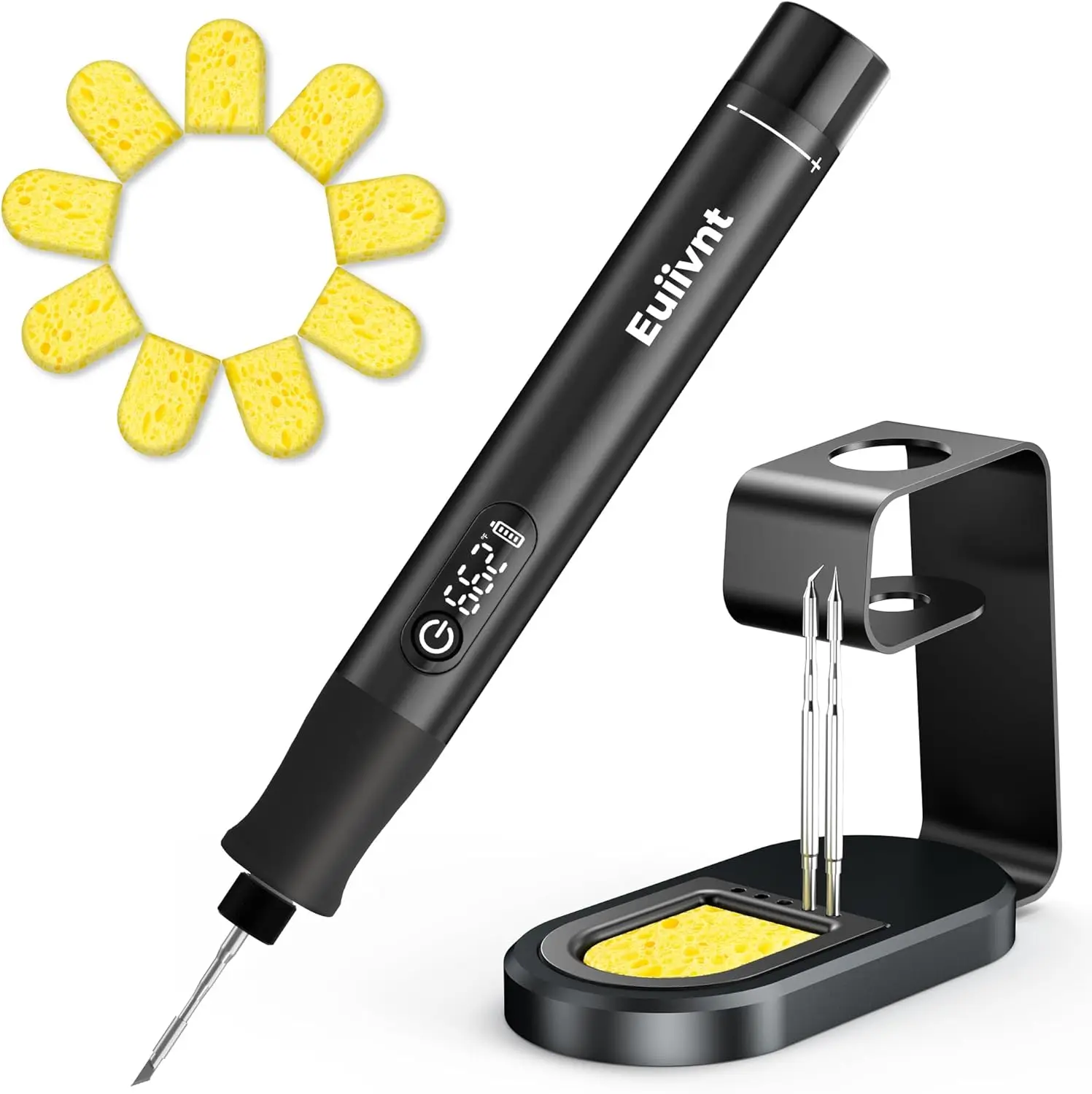 Cordless Soldering Iron Kit with 7s Rapid Heat, USB-C Rechargeable, LED Screen & Gravity Sensor for Electronics Repair
Cordless Soldering Iron Kit with 7s Rapid Heat, USB-C Rechargeable, LED Screen & Gravity Sensor for Electronics Repair