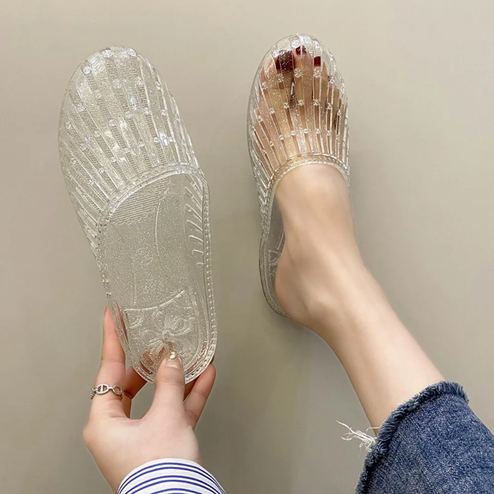 Fashion Summer Jelly Slipper PVC Hollow Out Women's Sandals Casual Ballet Flat Shoes Outdoor
Fashion Summer Jelly Slipper PVC Hollow Out Women's Sandals Casual Ballet Flat Shoes Outdoor