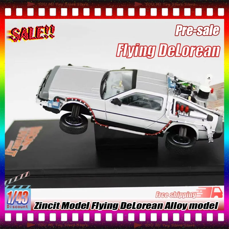 1:43 Pre-Slae Zincit Model Flying Delorean Time Machine Alloy Die-Cast Cars Back To The Future Collectible For Hobby Enthusiasts
1:43 Pre-Slae Zincit Model Flying Delorean Time Machine Alloy Die-Cast Cars Back To The Future Collectible For Hobby Enthusiasts