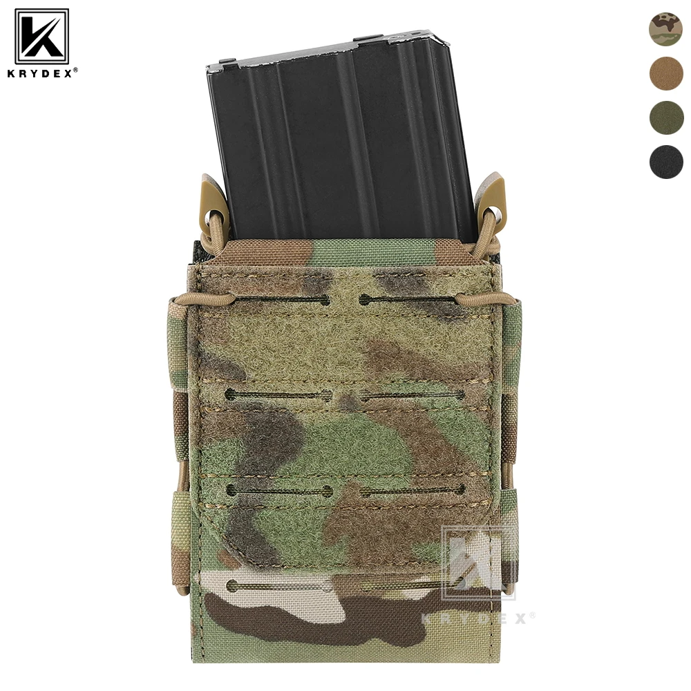 Тактический подсумок для журналов KRYDEX 556, одинарная кобура с открытым верхом для AR15 M4 M16, охотничьи аксессуары для страйкбола
Тактический подсумок для журналов KRYDEX 556, одинарная кобура с открытым верхом для AR15 M4 M16, охотничьи аксессуары для страйкбола