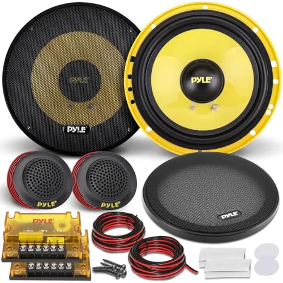 2 Way Custom Component Speaker System - 6.5" 400 Watt, with Electroplated Plastic Basket, Butyl Rubber Surround and 40 Oz Magne
2 Way Custom Component Speaker System - 6.5" 400 Watt, with Electroplated Plastic Basket, Butyl Rubber Surround and 40 Oz Magne