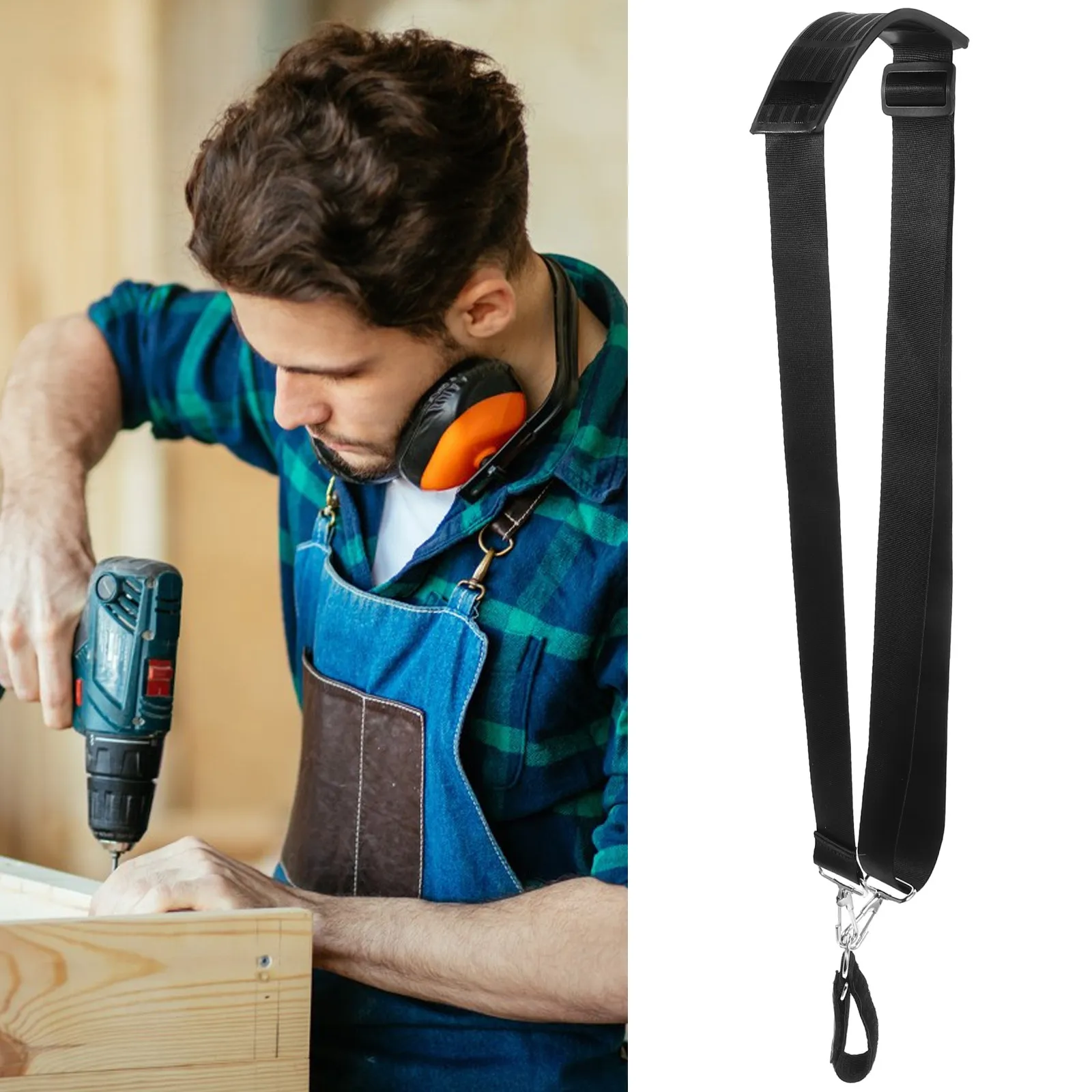 Портативный регулируемый ремень для электродрели, сменный плечевой ремень, удобный держатель для электродрели, позволяющий работать без рук
Портативный регулируемый ремень для электродрели, сменный плечевой ремень, удобный держатель для электродрели, позволяющий работать без рук