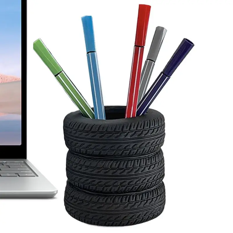 Pen Holder For Desk Tire-Shaped Desk Pen Holder Makeup Brush Holder Pen Pencil Holder Decorative Pencil Storage Organizer For
Pen Holder For Desk Tire-Shaped Desk Pen Holder Makeup Brush Holder Pen Pencil Holder Decorative Pencil Storage Organizer For