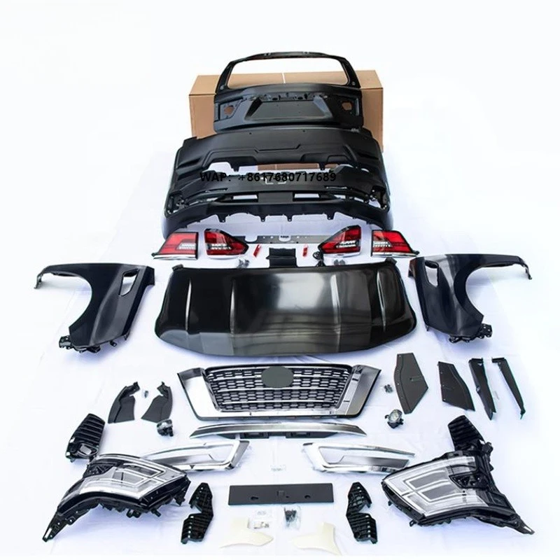 New Body Kit New Design Facelift Car Wide Front Rear Bumper Hood Spoiler Wide Flares Y62 Body Kit
New Body Kit New Design Facelift Car Wide Front Rear Bumper Hood Spoiler Wide Flares Y62 Body Kit