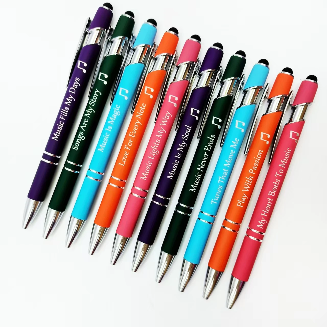 10pcs/20pcs music phrase engraving pen with music symbol pattern retractable ballpoint pen for student writing stationery
10pcs/20pcs music phrase engraving pen with music symbol pattern retractable ballpoint pen for student writing stationery