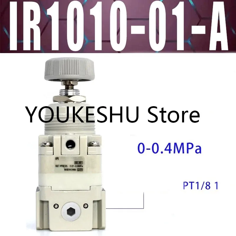 Brand New Original IR Precision Pneumatic Air Pressure Regulator (Pressure Reducing Valve) IR1010-01-A 0-0.4MPa
Brand New Original IR Precision Pneumatic Air Pressure Regulator (Pressure Reducing Valve) IR1010-01-A 0-0.4MPa