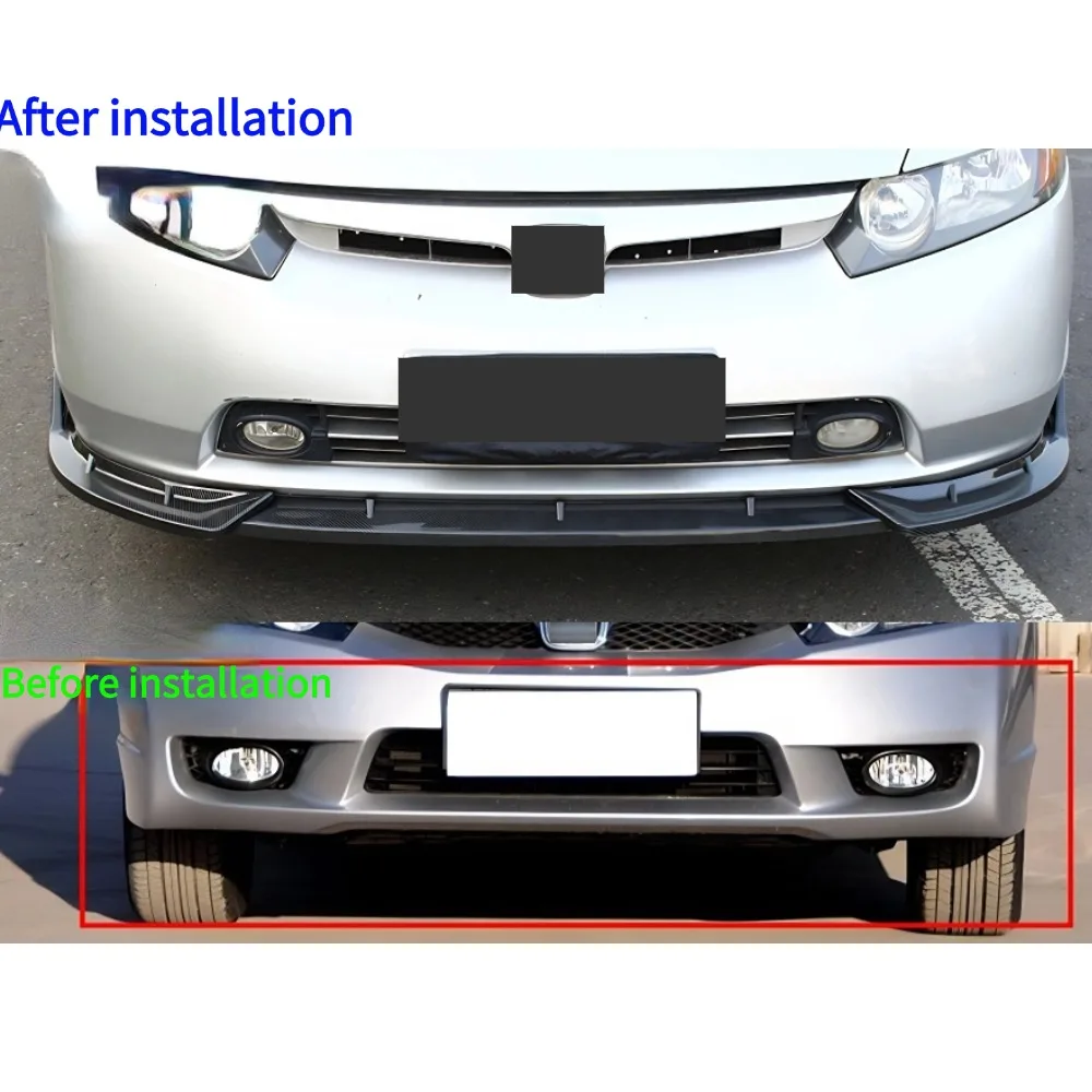 For Honda Civic 8th Gen 2006-2008 Front Bumper Lip Spoiler Diffuser Body Kit Exterior Part Chin Deflector Accessories
For Honda Civic 8th Gen 2006-2008 Front Bumper Lip Spoiler Diffuser Body Kit Exterior Part Chin Deflector Accessories