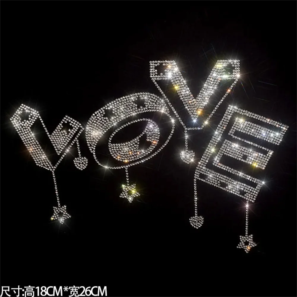 English letter hot drill hot drawing super flash hot drill paste drill drawing clothing accessories DIY cloth paste jewelry
English letter hot drill hot drawing super flash hot drill paste drill drawing clothing accessories DIY cloth paste jewelry