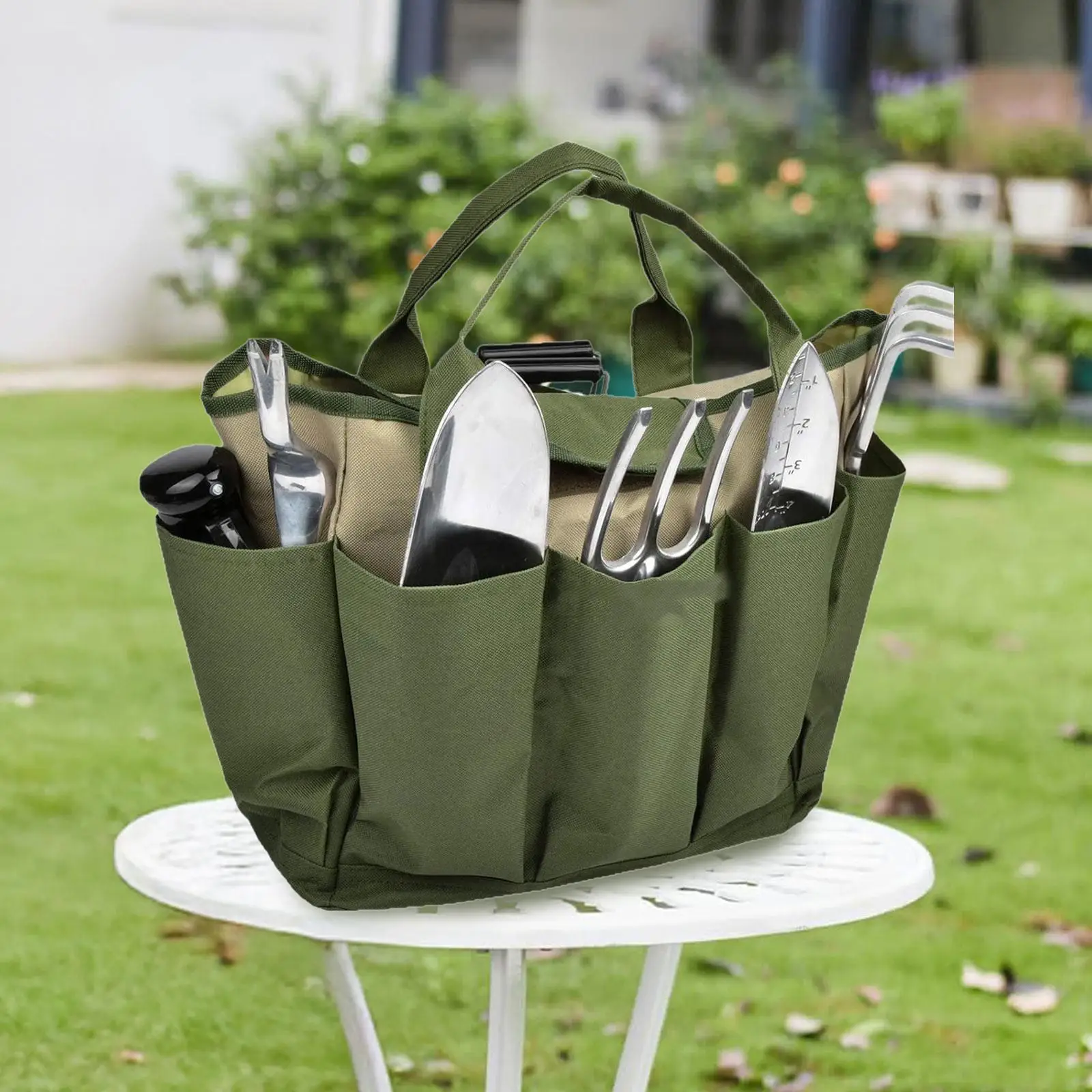 Oxford Cloth Gardening Tool Bag Multi Pocket Storage Organizer Handheld Garden Supplies for Outdoor Work
Oxford Cloth Gardening Tool Bag Multi Pocket Storage Organizer Handheld Garden Supplies for Outdoor Work
