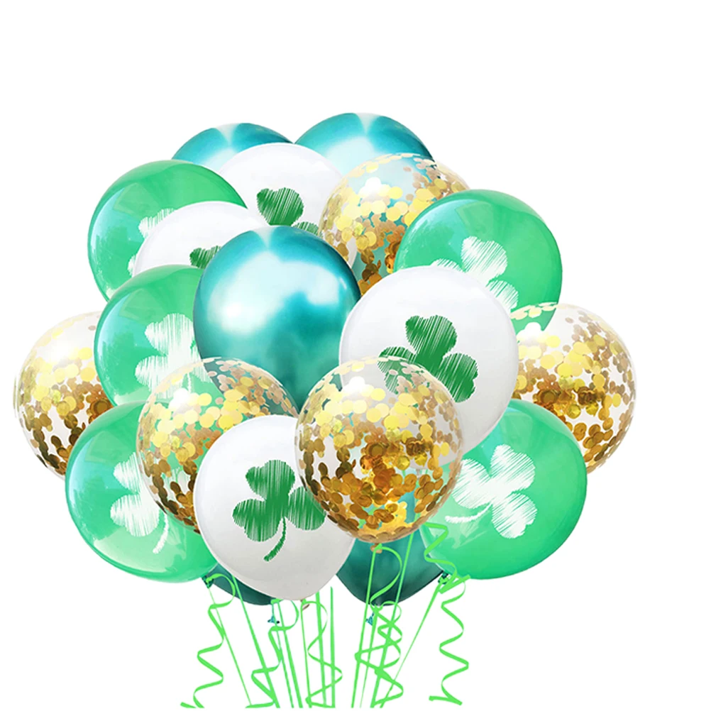 1 Set of 63PCS 12 Inches Patrick Day Balloons Kit Clover Printed Balloons Set Balloons Decor Kit Delicate Seq
1 Set of 63PCS 12 Inches Patrick Day Balloons Kit Clover Printed Balloons Set Balloons Decor Kit Delicate Seq