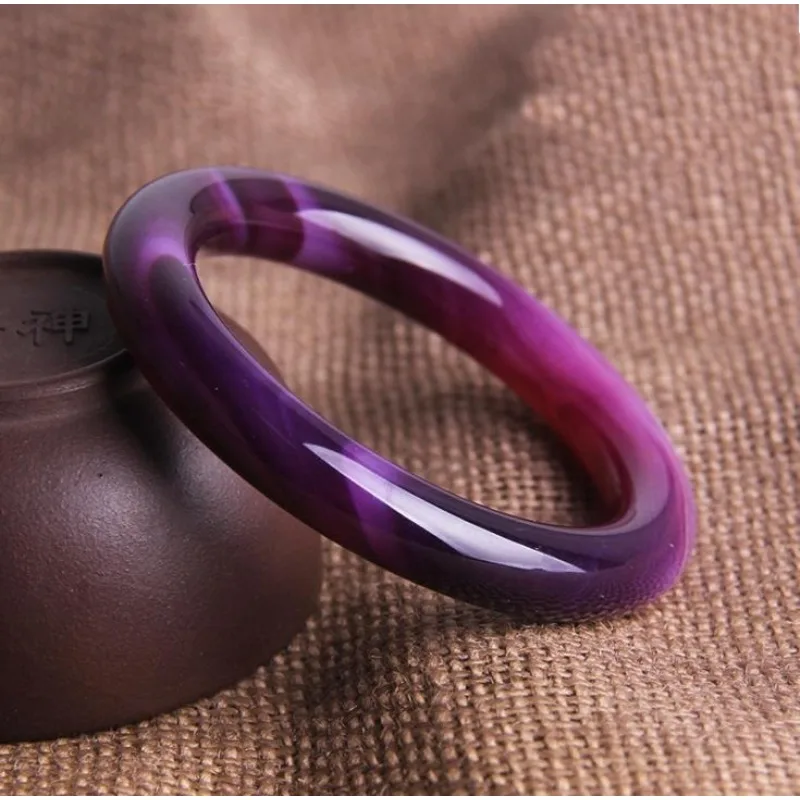 Natural Ice Species Purple Agate Bracelet, Elegant Temperament Fashion and Versatile
Natural Ice Species Purple Agate Bracelet, Elegant Temperament Fashion and Versatile