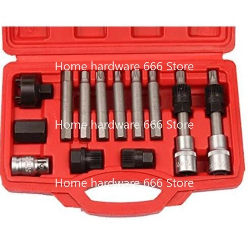 Car Generator Belt Pulley Removal Tool for Auto Tools Car Repair Tools 13PCS/Set
Car Generator Belt Pulley Removal Tool for Auto Tools Car Repair Tools 13PCS/Set