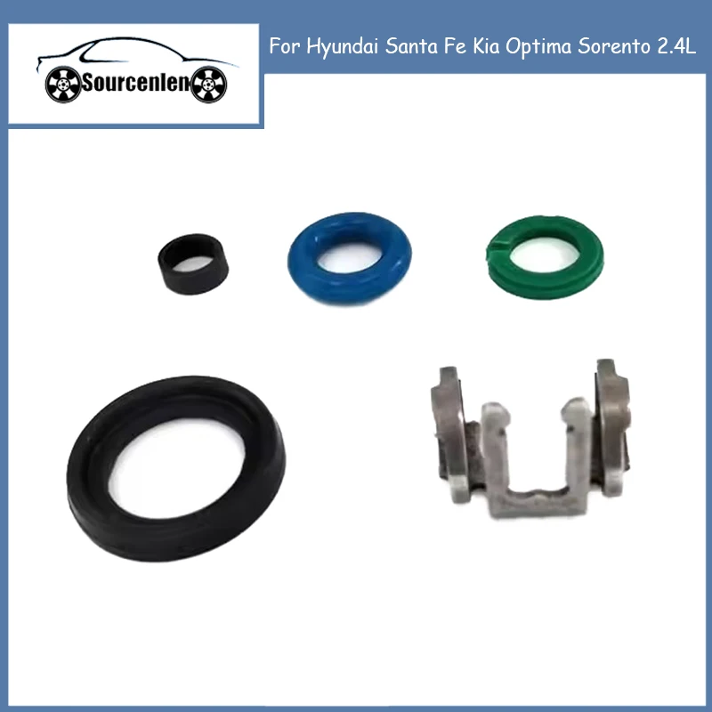 Fuel Injector Seal Kit For Hyundai Santa Fe Kia Optima Sorento 2.4L 35312-2G700 353122G700
Fuel Injector Seal Kit For Hyundai Santa Fe Kia Optima Sorento 2.4L 35312-2G700 353122G700