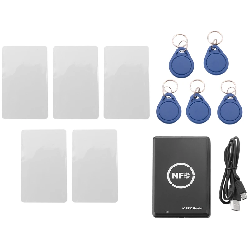 24-Hour Delivery RFID Copier Duplicator Keyfob NFC Smart Card Reader Writer 13.56Mhz Encrypted Programmer USB UID EM4305 Card Ta
24-Hour Delivery RFID Copier Duplicator Keyfob NFC Smart Card Reader Writer 13.56Mhz Encrypted Programmer USB UID EM4305 Card Ta