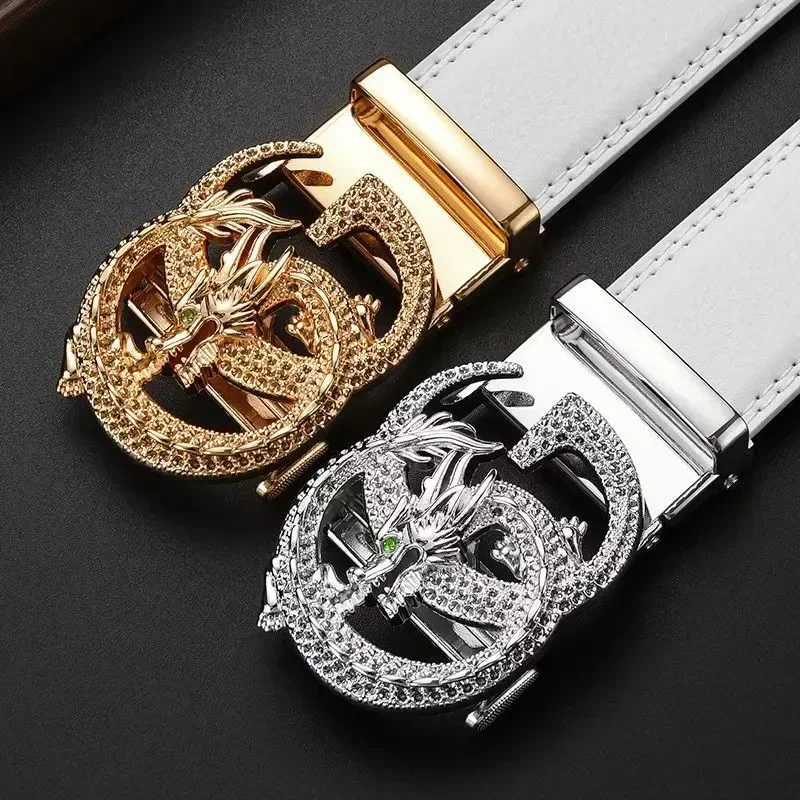 New Men's Cowhide Belt Business Casual Automatic Buckle Belt Chinese Dragon Cowhide Belt This Year
New Men's Cowhide Belt Business Casual Automatic Buckle Belt Chinese Dragon Cowhide Belt This Year