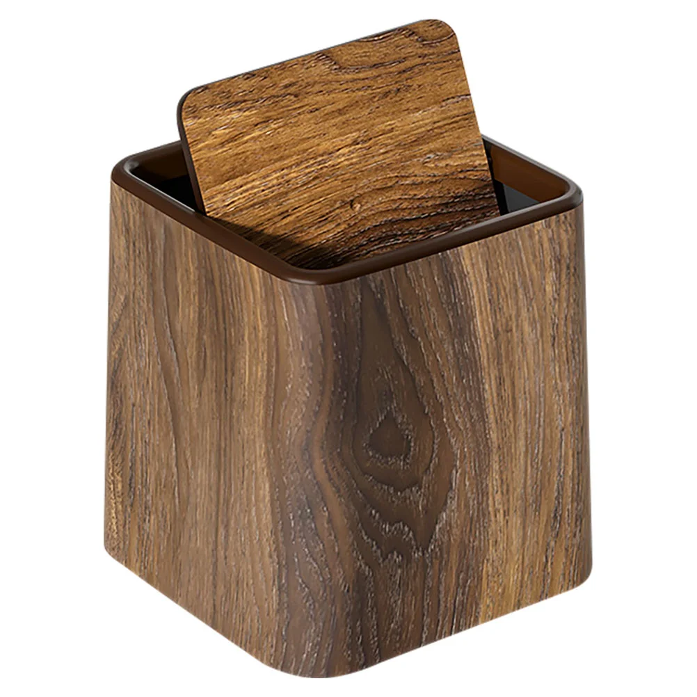 1 pcs Retro Wooden Style Swing Lid Kitchen Basket Plastic Garbage Can Waste Paper Basket Office Paper Bin Home Office Trash Bin
1 pcs Retro Wooden Style Swing Lid Kitchen Basket Plastic Garbage Can Waste Paper Basket Office Paper Bin Home Office Trash Bin