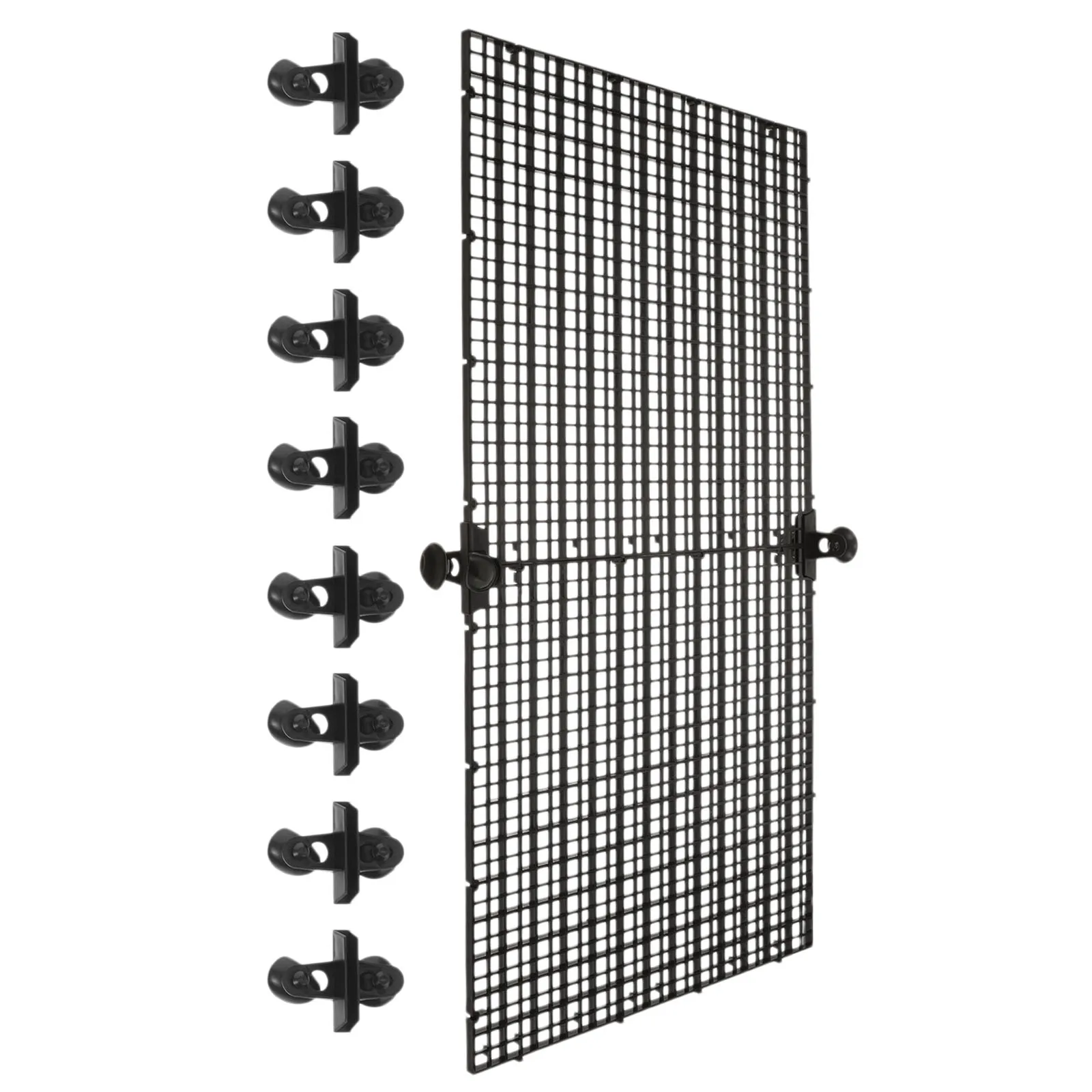 Fish Tank Escape Plate 2 Black 30x30cm Single 10 Suction Cups Prevent Aggression Expand Space Ensure Flow Aquarium Cover Divider
Fish Tank Escape Plate 2 Black 30x30cm Single 10 Suction Cups Prevent Aggression Expand Space Ensure Flow Aquarium Cover Divider