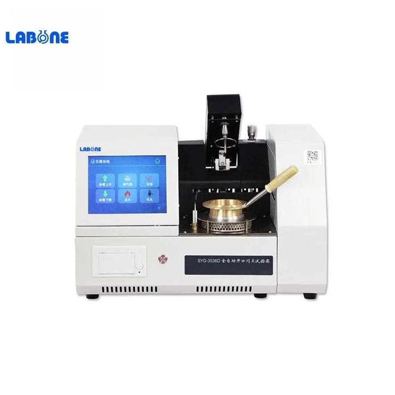 Petroleum Products ASTM D 92 Flammability Testing SYD-3536D Fully Automatic Cleveland Open Cup Flash Fire Point Tester
Petroleum Products ASTM D 92 Flammability Testing SYD-3536D Fully Automatic Cleveland Open Cup Flash Fire Point Tester
