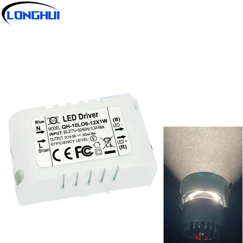 Isolated Flicker-Free LED Constant Current Driver 6W 7W 8W 9W 10W 600mA 2-4 Series X 3W Downlight for Lighting
Isolated Flicker-Free LED Constant Current Driver 6W 7W 8W 9W 10W 600mA 2-4 Series X 3W Downlight for Lighting