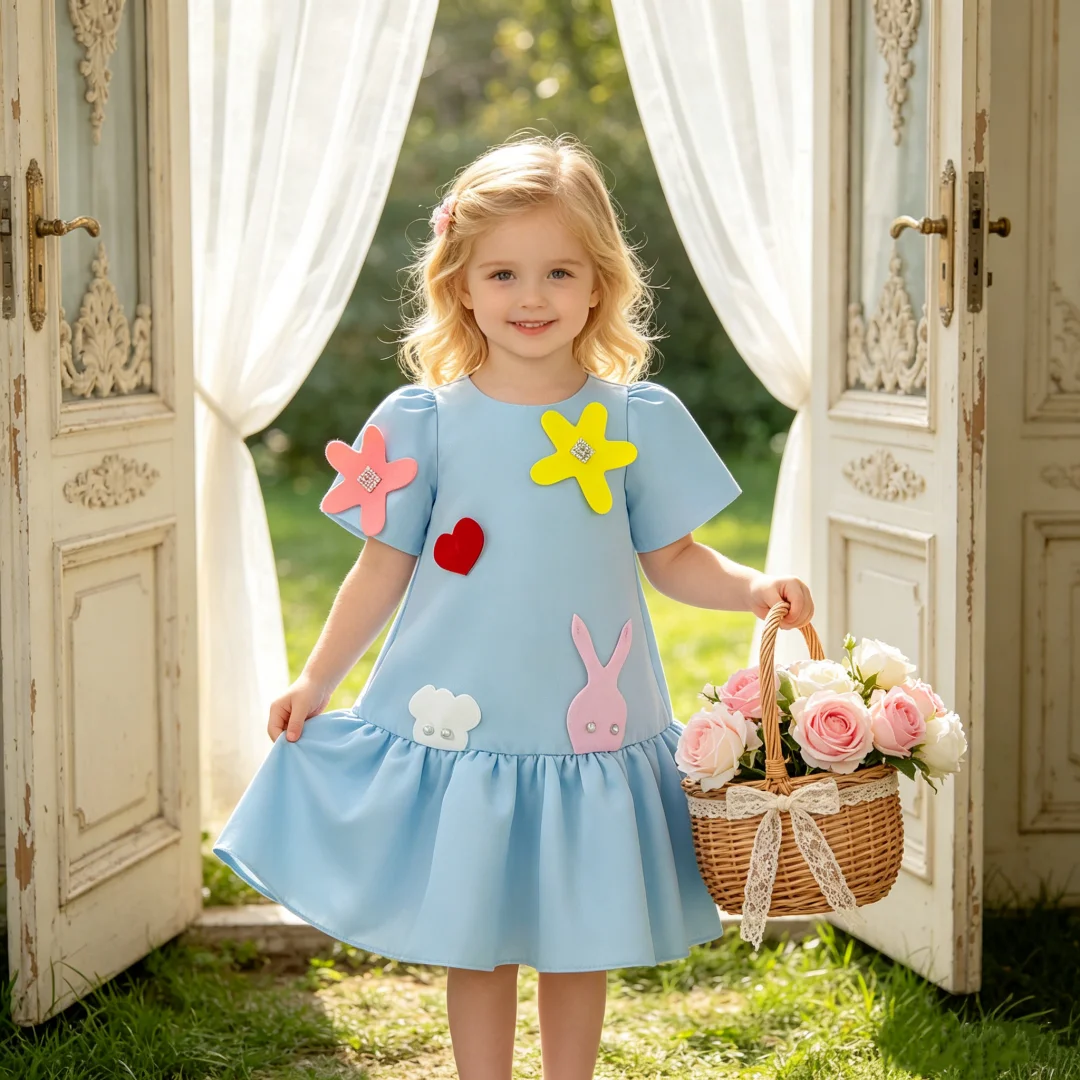 Baby Girl Romantic Elegant Bow Decor Dress Cute Dress
Baby Girl Romantic Elegant Bow Decor Dress Cute Dress