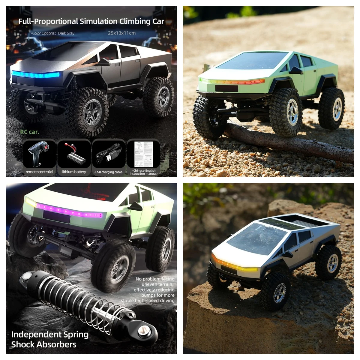 1/18 RC Rock Crawler Car JJRC C8818 4×4 Пульт дистанционного управления Off Road 370 Матовый двигатель Готов к работе Аккумулятор Легкие модели транспортных средств
1/18 RC Rock Crawler Car JJRC C8818 4×4 Пульт дистанционного управления Off Road 370 Матовый двигатель Готов к работе Аккумулятор Легкие модели транспортных средств