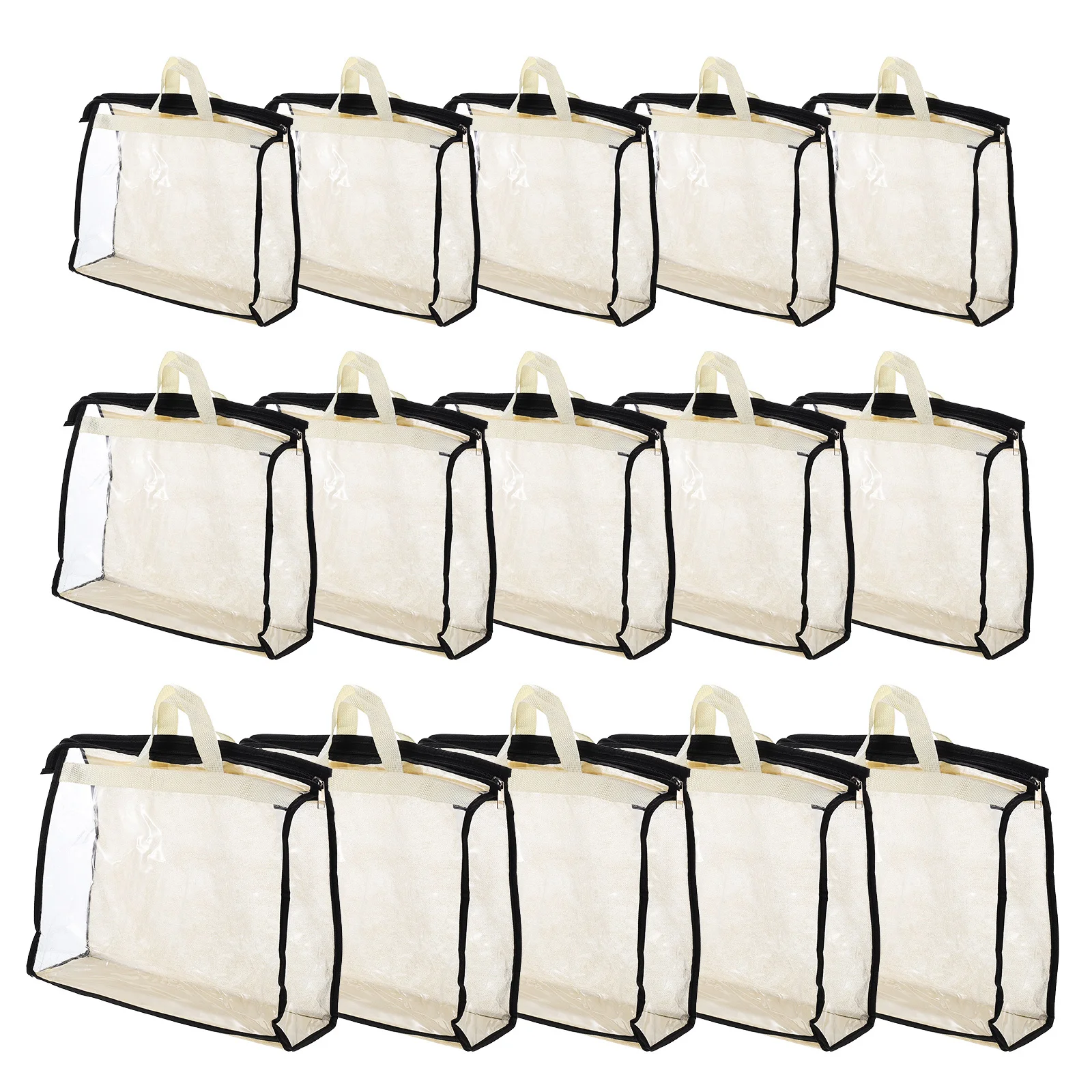 15Pcs Handbag Storage Bags Clear Dustproof Purse Organizers Hanging Closet Storage Bags PVC Reusable Tote Organizer
15Pcs Handbag Storage Bags Clear Dustproof Purse Organizers Hanging Closet Storage Bags PVC Reusable Tote Organizer