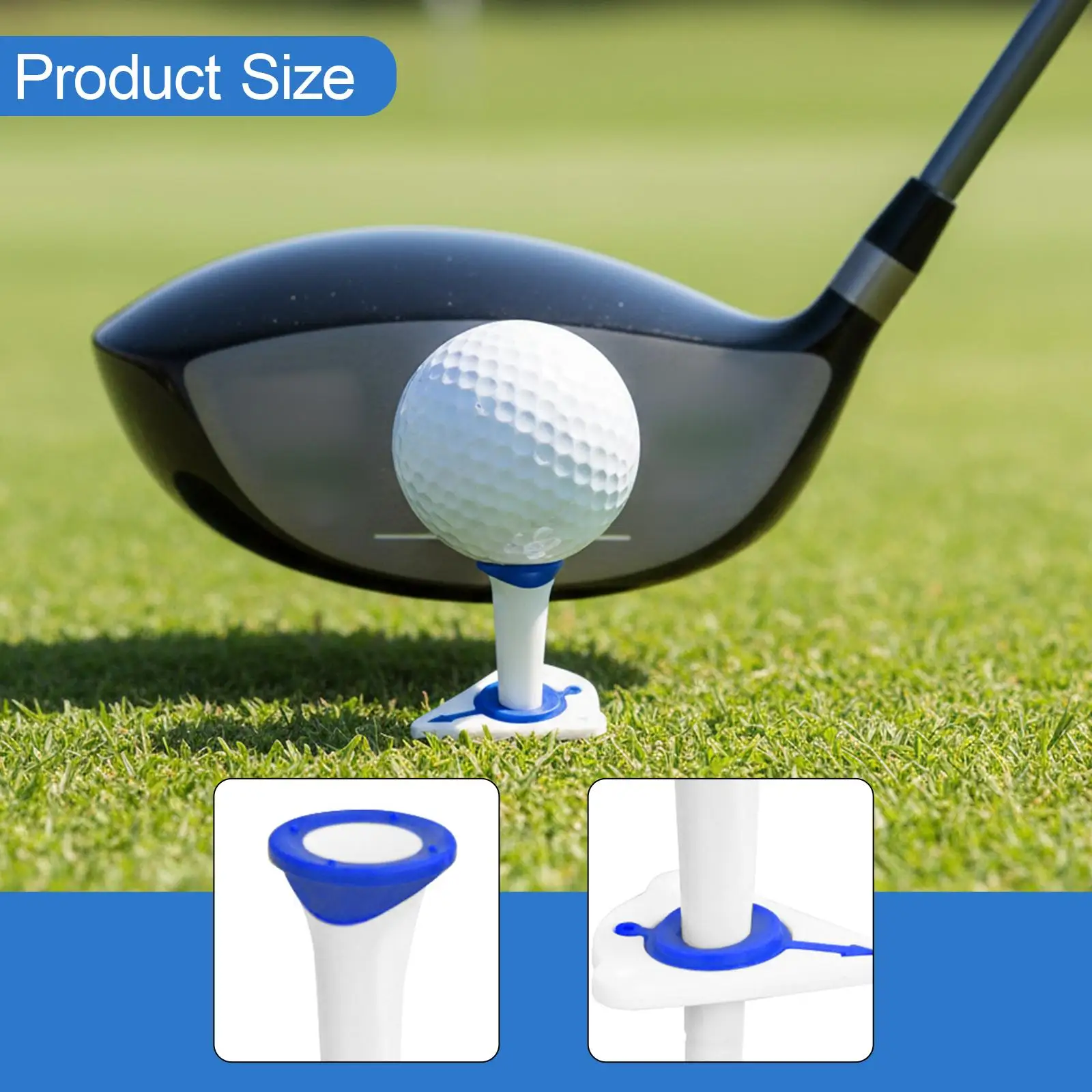 Height Adjustable Golf Tee Holder Plastic Ball Marker Support Aid for Accuracy Practice Outdoor Training Golfers
Height Adjustable Golf Tee Holder Plastic Ball Marker Support Aid for Accuracy Practice Outdoor Training Golfers