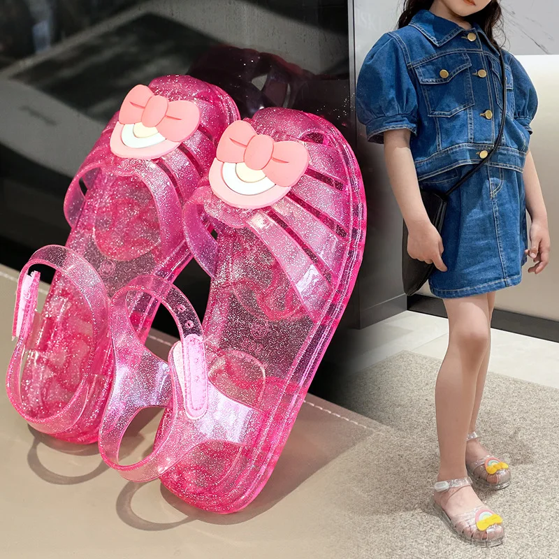 2026 Summer Rainbow Crystal Jelly Sandals Closed Toe Roman Style Eco-friendly Shoes For Little & Middle Girls Kids
2026 Summer Rainbow Crystal Jelly Sandals Closed Toe Roman Style Eco-friendly Shoes For Little & Middle Girls Kids