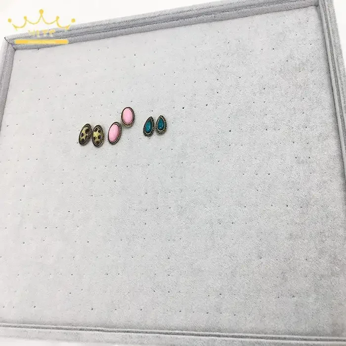 Ear Stud Organizer Trays Large Capacity Earrings Storage Plate Velvet Jewelry Display Tray Earnail Panel for Jewelry Store
Ear Stud Organizer Trays Large Capacity Earrings Storage Plate Velvet Jewelry Display Tray Earnail Panel for Jewelry Store