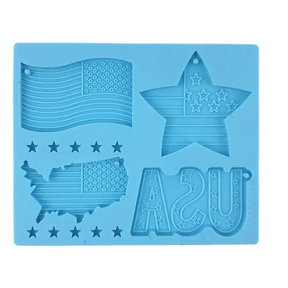 Memorial Day Mold Keychain Patriotic Crafts Star Molds Silicone Silicone Molds For Candy DIY Jewelry Accessories Candy Mold
Memorial Day Mold Keychain Patriotic Crafts Star Molds Silicone Silicone Molds For Candy DIY Jewelry Accessories Candy Mold