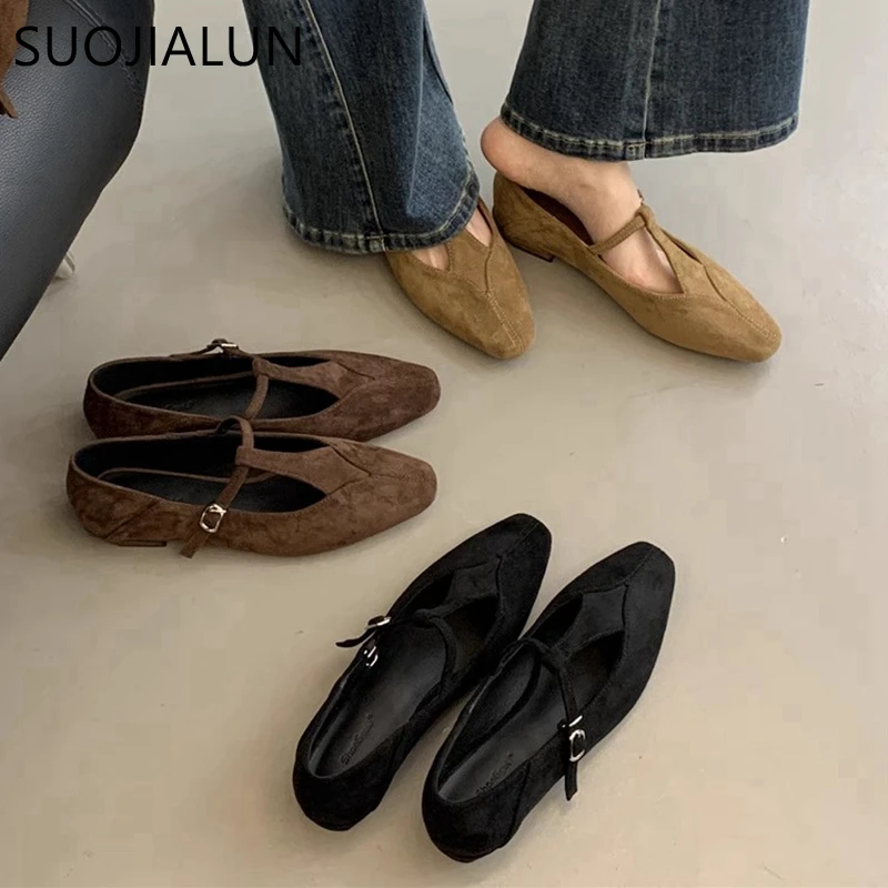 SUOJIALUN 2024 New Brand Women Flat Shoes Fashion Round Toe Soft Flat Heel Ladies Elegant Baot Shoes Outdoor Dress Mary Jane Sho
SUOJIALUN 2024 New Brand Women Flat Shoes Fashion Round Toe Soft Flat Heel Ladies Elegant Baot Shoes Outdoor Dress Mary Jane Sho