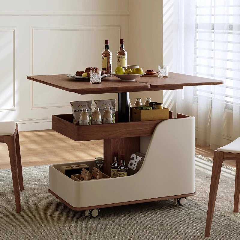 Quanmuke mobile coffee table simple small apartment modern folding living room sofa lifting household cart side table
Quanmuke mobile coffee table simple small apartment modern folding living room sofa lifting household cart side table
