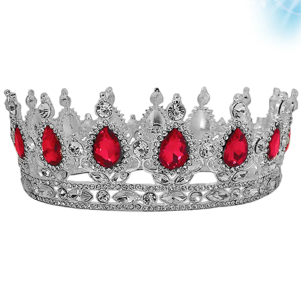 Elegant Bride Crown Wedding Headdress for Women Silver and Red Chic Exquisite Design Perfect Gift for Wedding Prom Party Fashion
Elegant Bride Crown Wedding Headdress for Women Silver and Red Chic Exquisite Design Perfect Gift for Wedding Prom Party Fashion