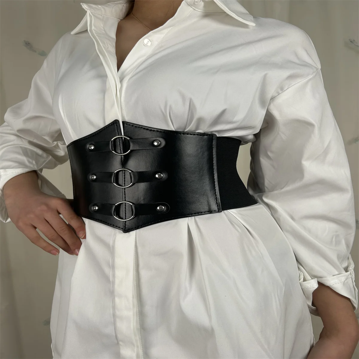 Corset Women's Wide Waistband Women's Dress With A Large Elastic Waistband For Clothing Matching
Corset Women's Wide Waistband Women's Dress With A Large Elastic Waistband For Clothing Matching
