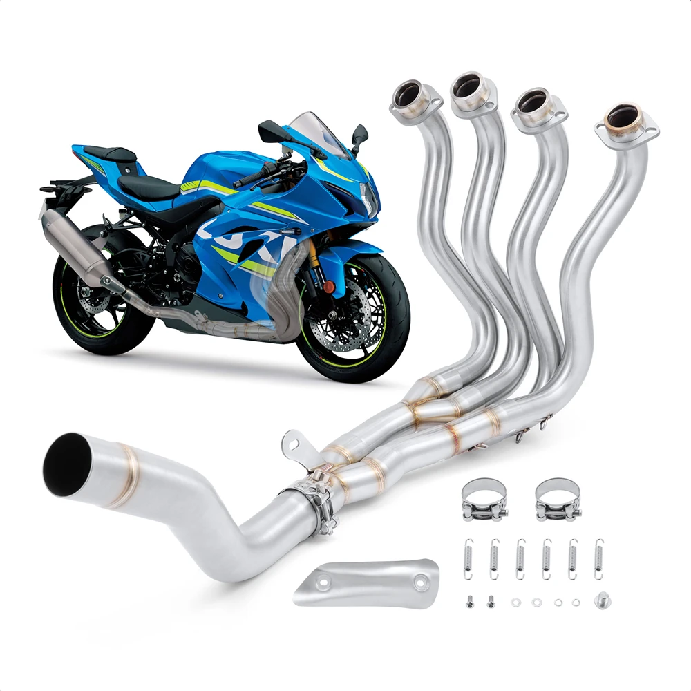 Motorcycle Exhaust Pipe Stainless Steel Slip on Connect Tube for Suzuki GSXR1000 GSX-R1000 2009-2016
Motorcycle Exhaust Pipe Stainless Steel Slip on Connect Tube for Suzuki GSXR1000 GSX-R1000 2009-2016