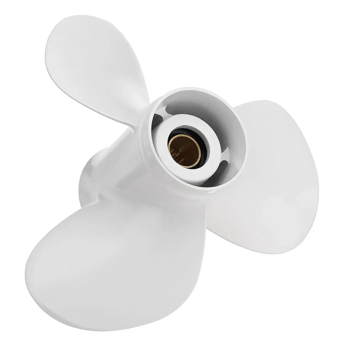 3 Blade Aluminum Outboard Propeller 11 1/4x14 13 Spline Fit Yamaha 25-60HP White Marine OE 663-45958-01-EL Replacement
3 Blade Aluminum Outboard Propeller 11 1/4x14 13 Spline Fit Yamaha 25-60HP White Marine OE 663-45958-01-EL Replacement