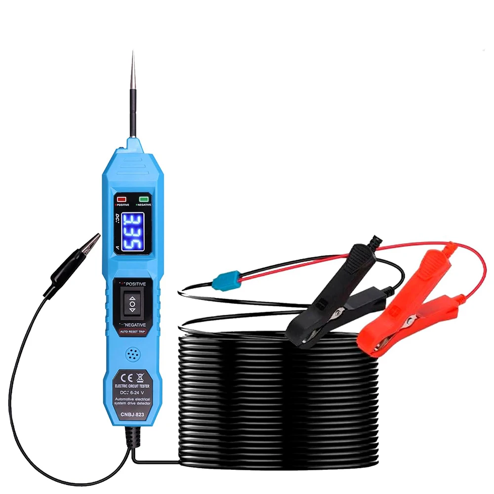 Multifunctional Car Circuit Tester Digital Display Short Circuit Finder 6-24V AC/DC Car Power Teste Component Activation Tester
Multifunctional Car Circuit Tester Digital Display Short Circuit Finder 6-24V AC/DC Car Power Teste Component Activation Tester