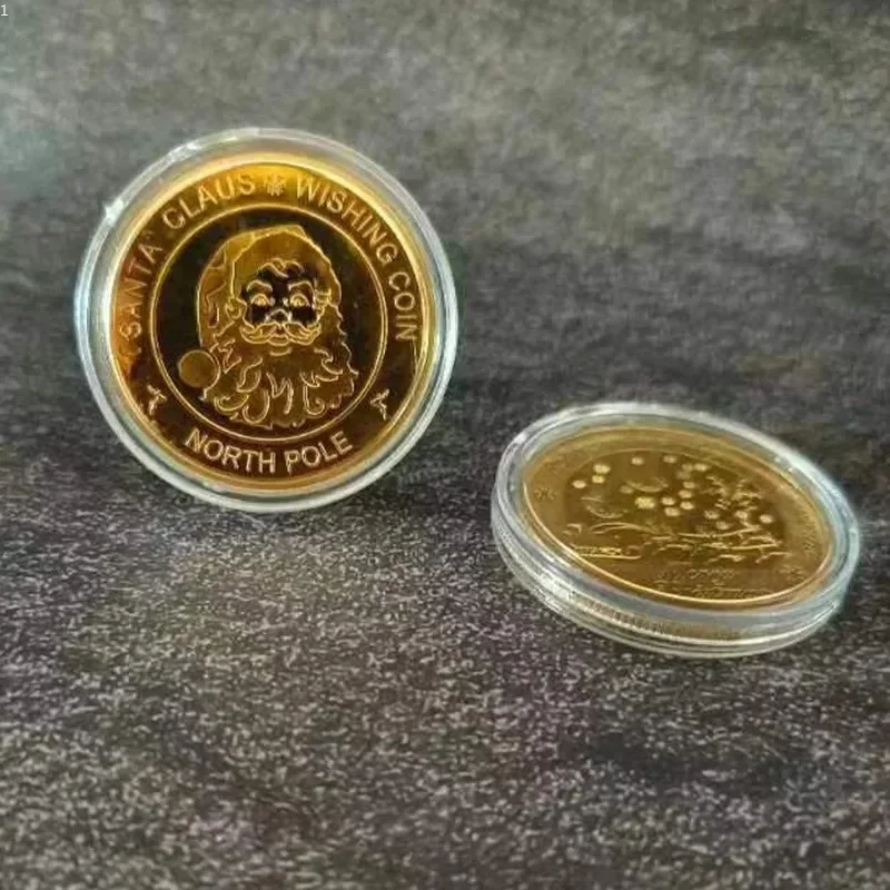 Thoughtful Christmas Eve Present Merry Christmas Wishing Coin Metal Commemorative Coins Products Pretty Children Christmas Gifts
Thoughtful Christmas Eve Present Merry Christmas Wishing Coin Metal Commemorative Coins Products Pretty Children Christmas Gifts