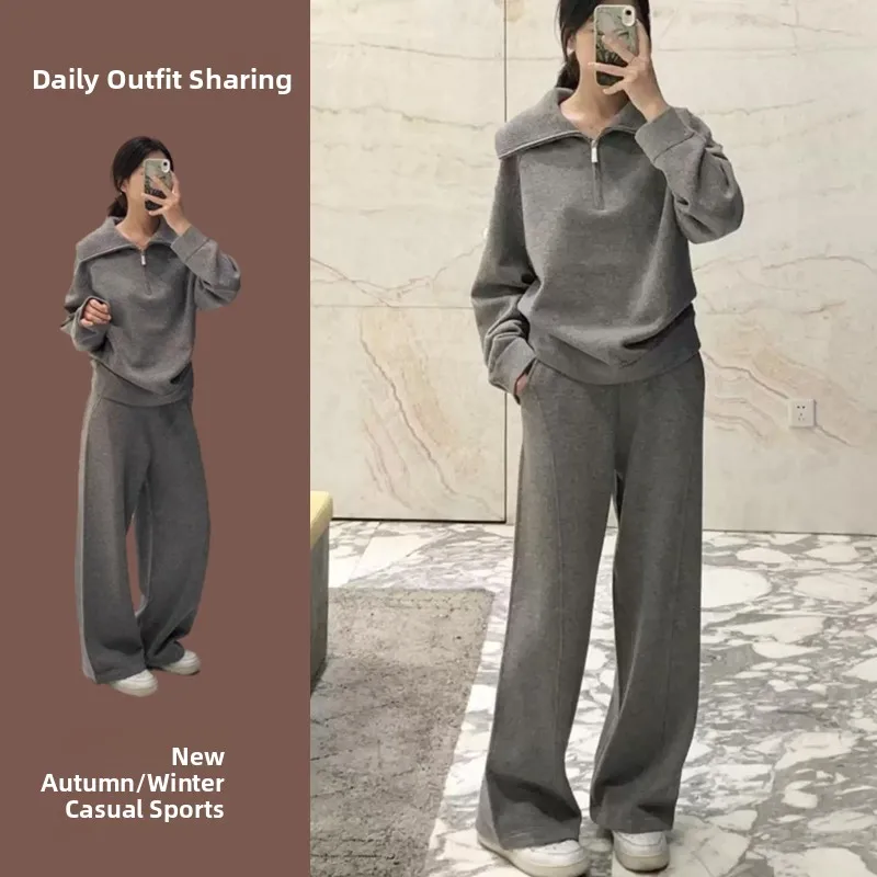 Loose Fit Thickened Sweater Set for Women Casual Sportswear Autumn Winter New Korean Style Two Piece Cotton Polyester Long Sl...
Loose Fit Thickened Sweater Set for Women Casual Sportswear Autumn Winter New Korean Style Two Piece Cotton Polyester Long Sl...