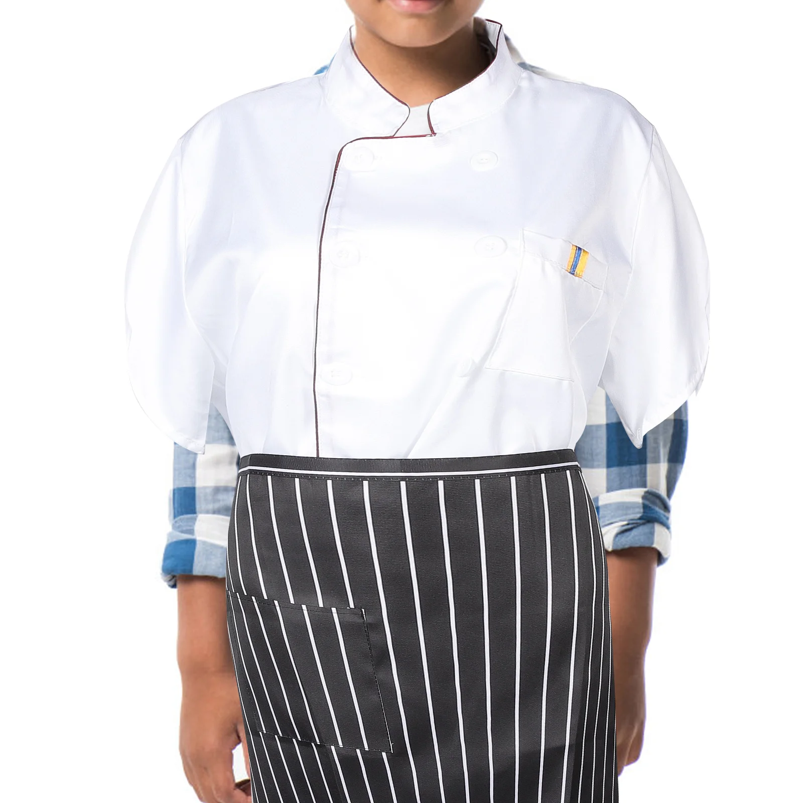 Chef Work Clothes for Cooking Apron Men Coats Sleeve Bbq Chefs Restaurant Kitchen Women's
Chef Work Clothes for Cooking Apron Men Coats Sleeve Bbq Chefs Restaurant Kitchen Women's