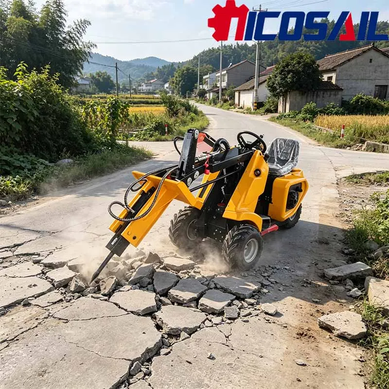 3-Wheel Mini Skid Steer Loader CE EPA Approved Customizable With Multiple Attachments For Construction
3-Wheel Mini Skid Steer Loader CE EPA Approved Customizable With Multiple Attachments For Construction