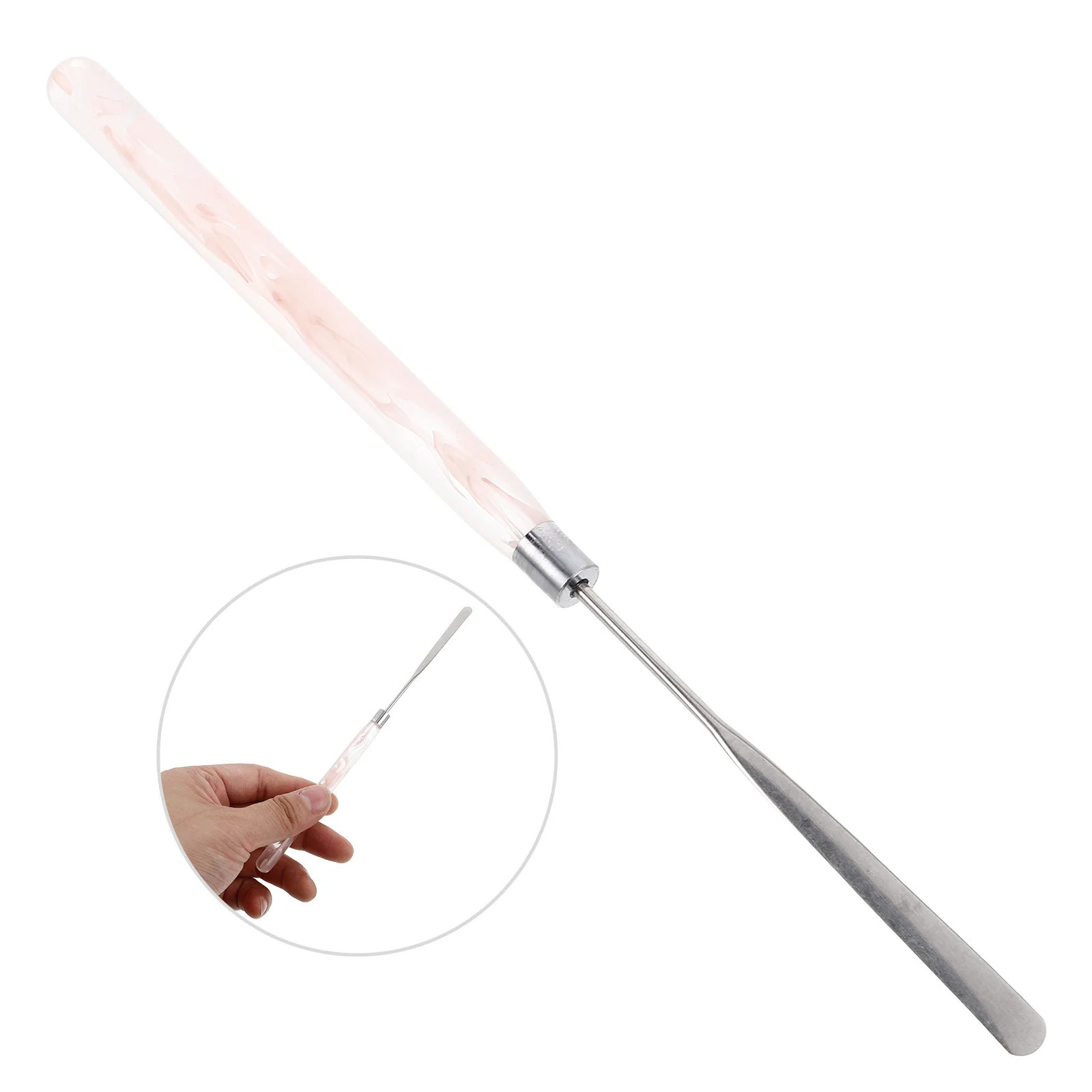 Stainless Steel Makeup Spatula Tool Acrylic Manicure Palette Mixing Rod Foundation Applicator Beauty Facial Depotting
Stainless Steel Makeup Spatula Tool Acrylic Manicure Palette Mixing Rod Foundation Applicator Beauty Facial Depotting