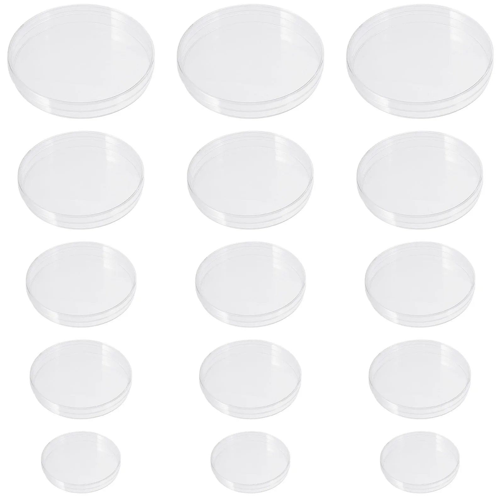 50 Pcs Cell Culture Dish Lab Petri Dishes Transparent Plastic Reusable Eco Friendly Biology Study Safe Material Experiment Tool
50 Pcs Cell Culture Dish Lab Petri Dishes Transparent Plastic Reusable Eco Friendly Biology Study Safe Material Experiment Tool