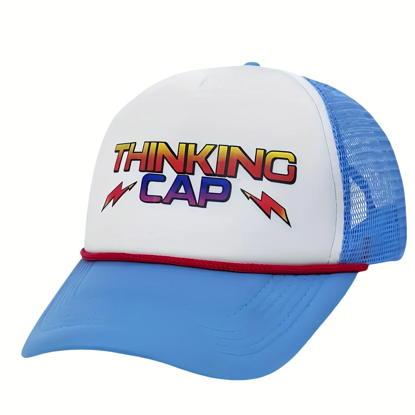 "Thinking Cap" Premium Mesh Baseball Hat Sports Cap For Men & Women, Adjustable MoistureWicking Design With Reinforced Stitchi
"Thinking Cap" Premium Mesh Baseball Hat Sports Cap For Men & Women, Adjustable MoistureWicking Design With Reinforced Stitchi